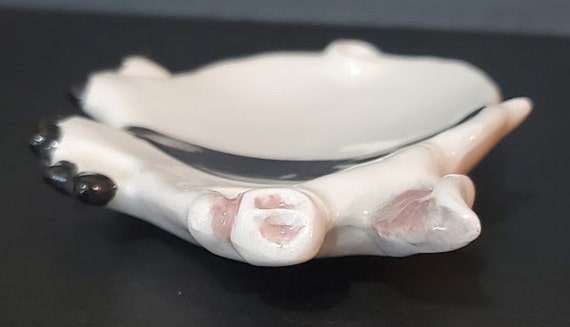 PIG TEABAG HOLDER JEWELRY TRAY SPOON REST READY TO PAINT CERAMIC BISQUE