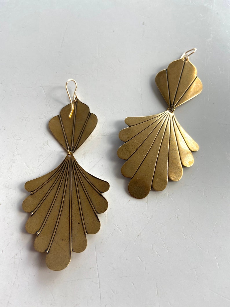 Gold Bridal Chandelier Earrings Large Gold Statement Etsy