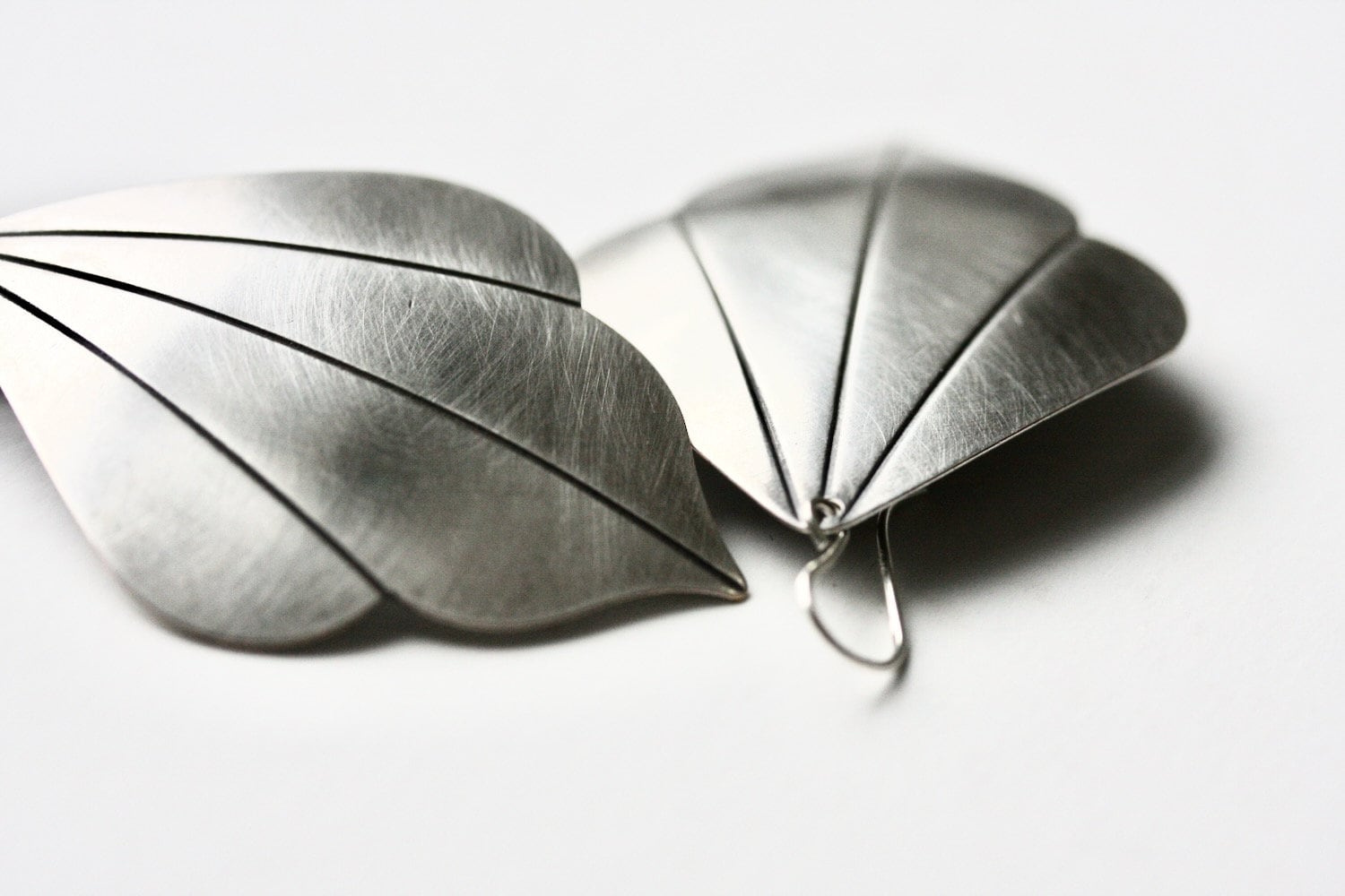 Delicate Leaf Earring - Etsy