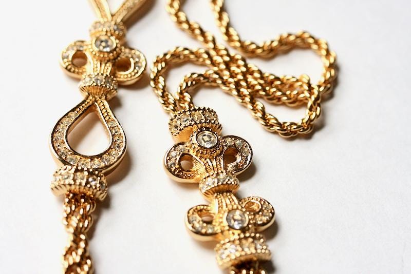 Long dior necklace - Etsy 日本