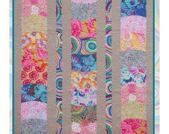 WATERS EDGE ©2010 Modern Quilt Pattern by Nellie J Designs - NJD108 - waters edge quilt pattern