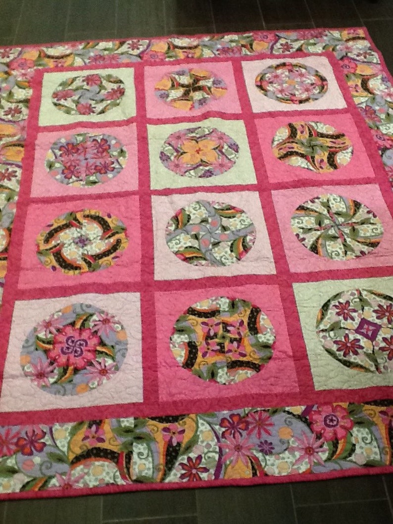 CARTWHEELS ©2009 Modern Quilt Pattern by Nellie J Designs Etsy