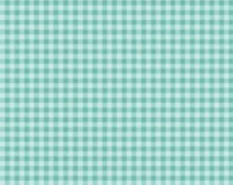 STRAWBERRY HONEY by Riley Blake Fabrics - Aqua Plaid