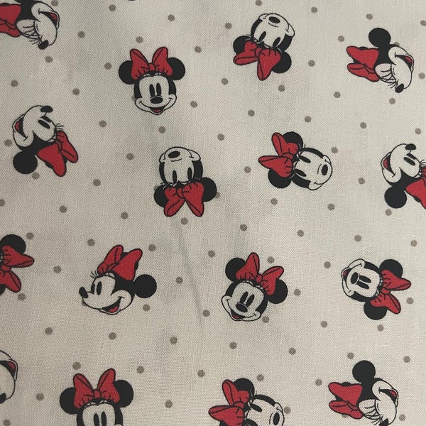 MINNIE MOUSE by Camelot Fabrics #85271012, Disney Quilt Fabric, Yardage, Mouseketeer, Mickey Mouse Club