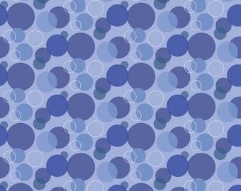 COPACETIC, Fizz Blueberry - By Julia Frazier Collection from Riley Blake Fabrics - Quilt Fabric by the yard, C14682R, floral, bright
