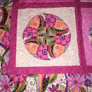 Cartwheel Pattern CARTWHEELS Modern Baby Quilt 41 X 41 Nellie J Designs Cartwheel Pattern ...