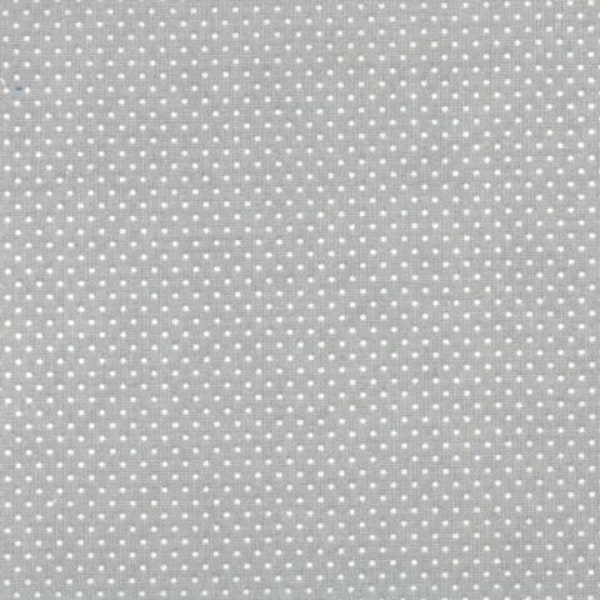 GREY MINI DOTS Cotton Fabric, yardage, gray, blender, quilt fabric, mask, polka dot