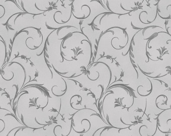 STONE GRAY Beautiful Backing - Wide Back Fabric - 108/110in - QB100M-K, Maywood Studios, grey swirl fabric