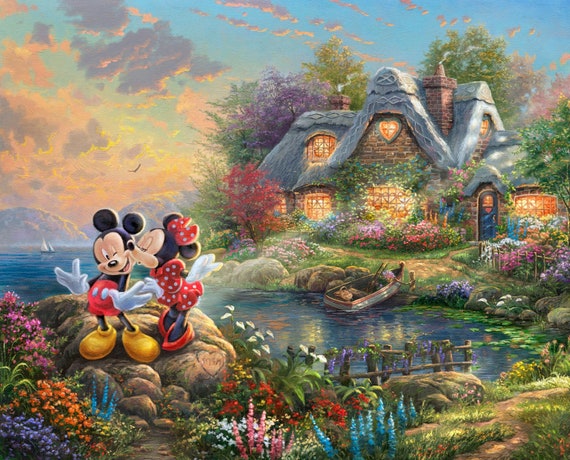 Mickey's Dreamsuite リトグラフアート Mickey's Dreamsuite リトグラフアート Disney Dreams Mickey & Minnie