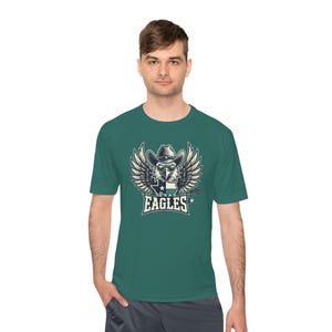 Texas Eagles Graphic Performance Tee | Unisex Outdoor Shirt, Gift for Sports Lovers, Workout Tee, Team Spirit Wear