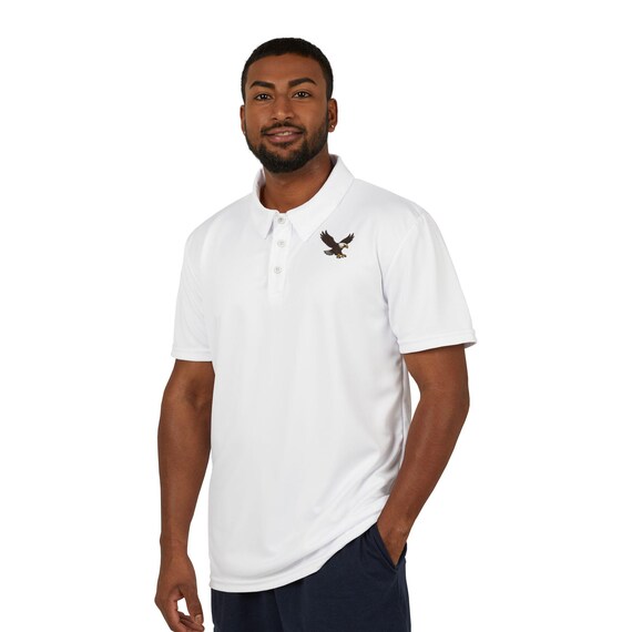 Eagles Classic Eagle Emblem Unisex Polo Shirt, Casual Wear, Golf Shirt, Comfortable Summer Top, Gift for Him/Her, Birthday Celebration