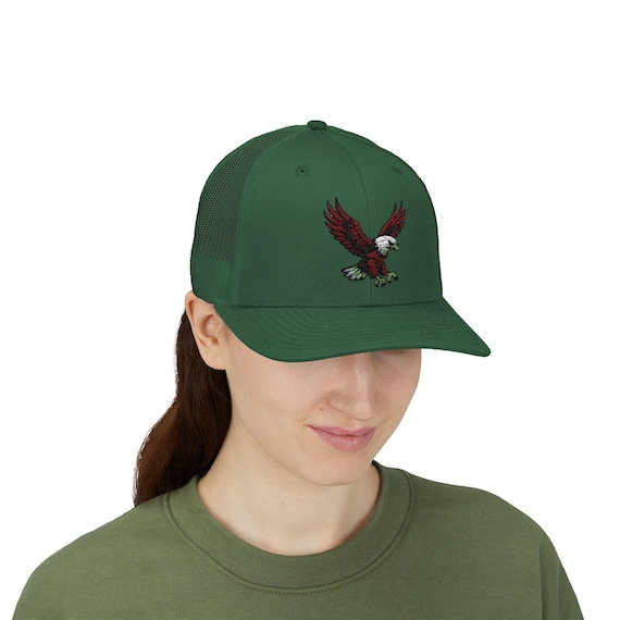 Eagle Snapback Trucker Cap - Stylish Headwear for Outdoor Lovers, Adjustable Hat, Perfect Gift for Nature Enthusiasts, Summer Fashion,