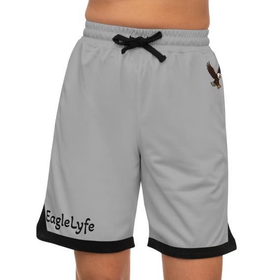 Eagles Basketball Rib Shorts, workout shorts, walking shorts, gym shorts