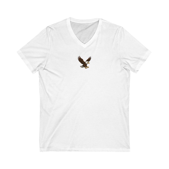 Eagles Unisex Jersey Short Sleeve V-Neck Tee shirt, Casual T-shirt for him and her, Sports T-Shirt, Summer Tee's