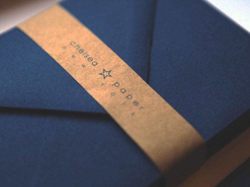 Navy A7 Envelopes 50Pk