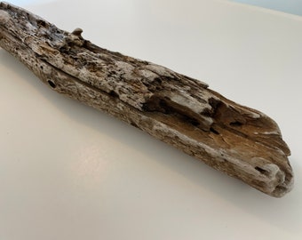 21" x 3", Lake Superior freshwater driftwood, mantel piece, office art, living room art, coastal decor piece, wall art wood, coastal decor