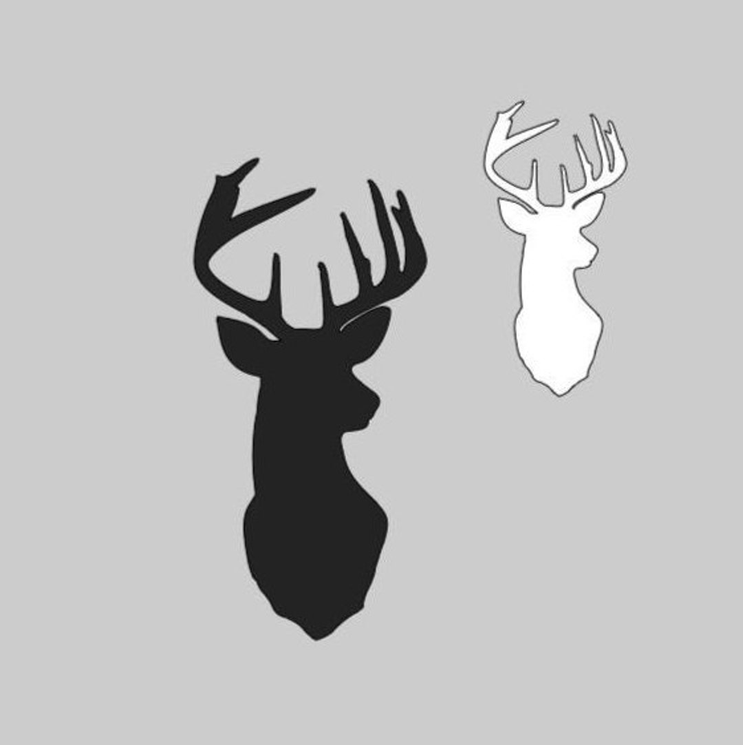 10 Black or White DEER Cutouts Black Deer White Deer Die - Etsy 10 Black or White DEER Cutouts Black Deer White Deer Die - Etsy