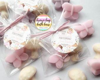 Fairy Soap Favors: Butterfly & Mushroom Party Favors
