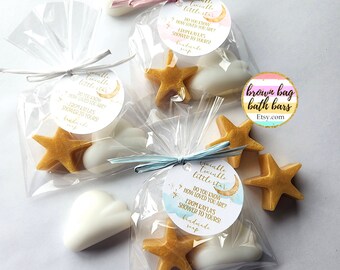 Twinkle Twinkle Little Star Shower Favors, Star Soap Favors, Cloud Soap Favors, Nursery Rhyme Baby Shower Favors, Book Shower Favors