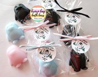 Penguin Soap Favors, Penguin Baby Shower Favors, Baby It's Cold Outside Favors, Winter Wonderland Favors , Thank You Snow Much