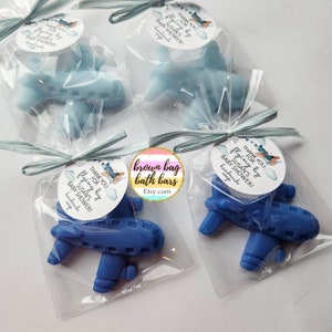 Airplane Soap Baby Shower Favors: Adventure Awaits