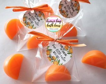 Orange Slice Soap Favors: Little Cutie Baby Shower, Clementine Party