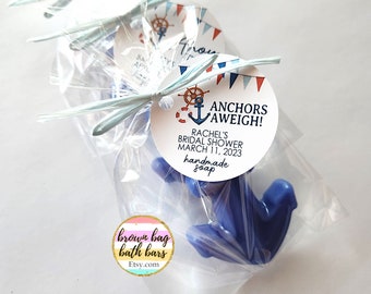 Anchor Soap Favors, Anchors Aweigh Favors, Last Sail Before The Veil Favors, Ahoy Its A Boy Shower Favors, Anchor Shower Favors, Sailboat