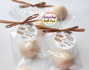 Dumpling Soap Baby Shower Favors: Bao Bun Theme