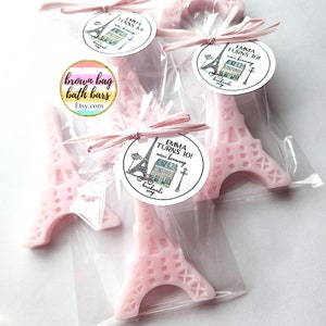 Eiffel Tower Soap Shower Favors, Paris Party Favors, Eiffel Tower Soap Favors, Paris Baby Shower Favors, French Party Favors, modern