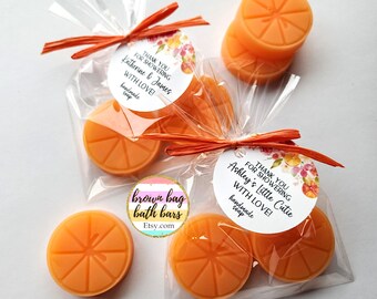 Little Cutie Baby Shower Favors, Little Cutie Soap, Orange Soap, Orange Slice, Orange Favors, Clementine Party Favors, Clementine Favors