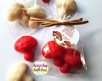 Mushroom Soap Favors: Fairy Garden Party, Woodland Theme