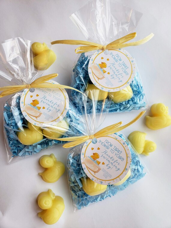 rubber ducky baby shower favors