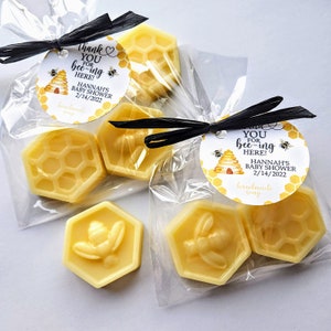 Bee Soap Favors, Thanks for Beeing Here, Sweet as Can Bee, Meant to Bee Favors, Honey Shower Favors, Bee Hive Soap, What Will Baby Bee image 4