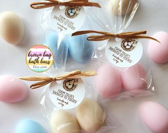 Egg Soap Favors: Nesting Baby Shower, Rustic Chicken Hen Party