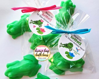 Frog Soap Favors, Frog Prince Soap Favors, Princess and Frog Soap Favors, Frog Soap, Toad Party Favors, Toadally Awesome Favors