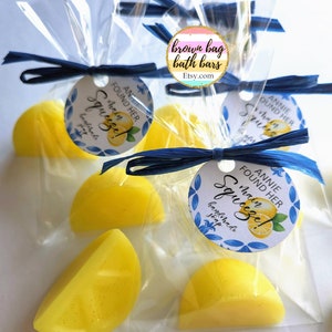 Lemon Wedge Soap Favors: Sugared Lemon Drop Scent