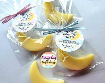 Over The Moon Shower Favors, Moon Soap Favors, Moon Soap, Love You To The Moon and Back Soap Favors, Twinkle Twinkle Little Star Soap