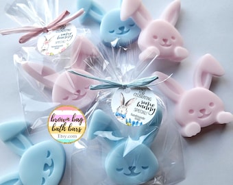 Bunny Soap Baby Shower Favors: "Some Bunny Special" Tag
