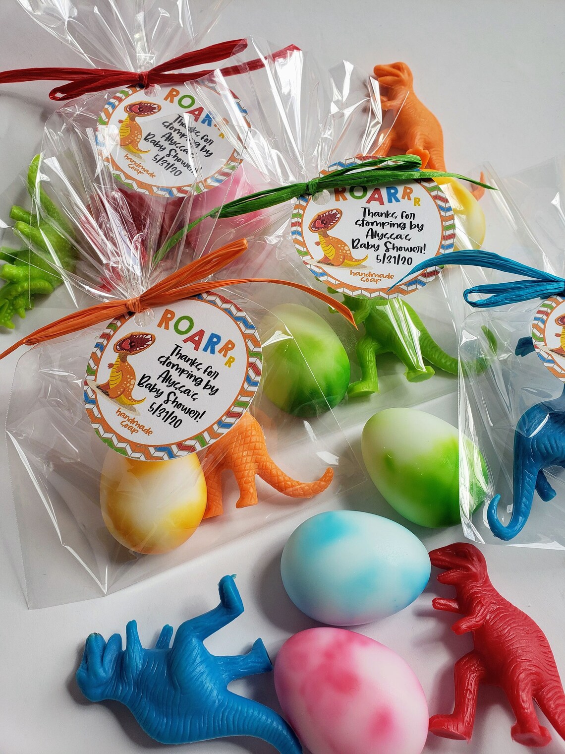 10 Dinosaur Party Favors Dinosaur Soap Dinosaur Egg Favors Etsy