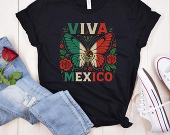 Viva Mexico Butterfly • Mexican Flag Wings PNG • Instant Download