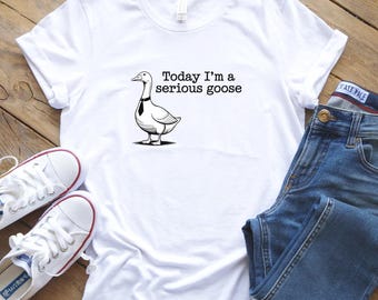 Today I&#39;m a Serious Goose PNG – Funny Goose Quote Printable