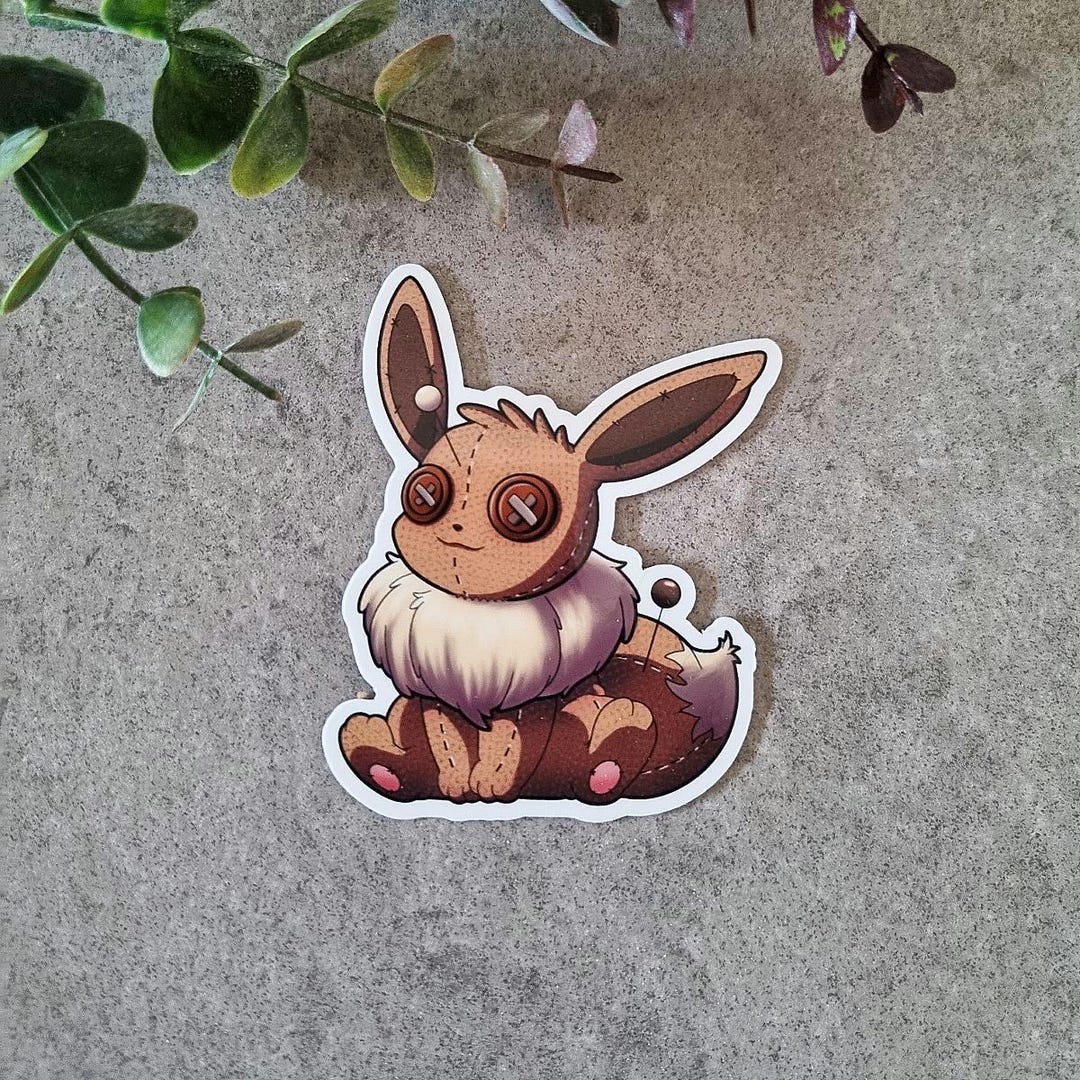 Eevee Voodoo-inspired Hand Made Pokémon Magnet - Etsy