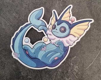 Voodoo Vaporeon -Vinyl sticker -Horror -Pokémon