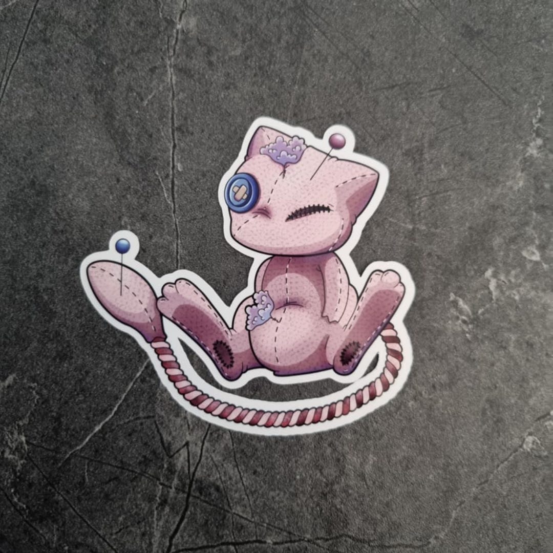 Voodoo Mew -vinyl Sticker -horror -pokémon - Etsy Australia
