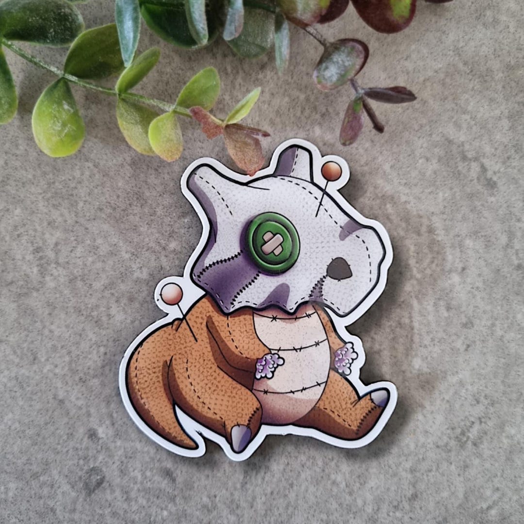 Cubone Voodoo-inspired Hand Made Pokémon Magnet - Etsy