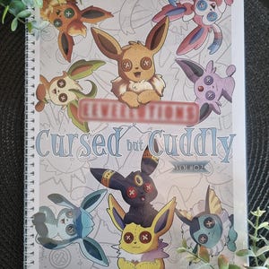 Handmade Colouring Book- Cursed but Cuddly Volume #02