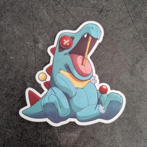Voodoo Tododile -Vinyl sticker -Horror -Pokémon