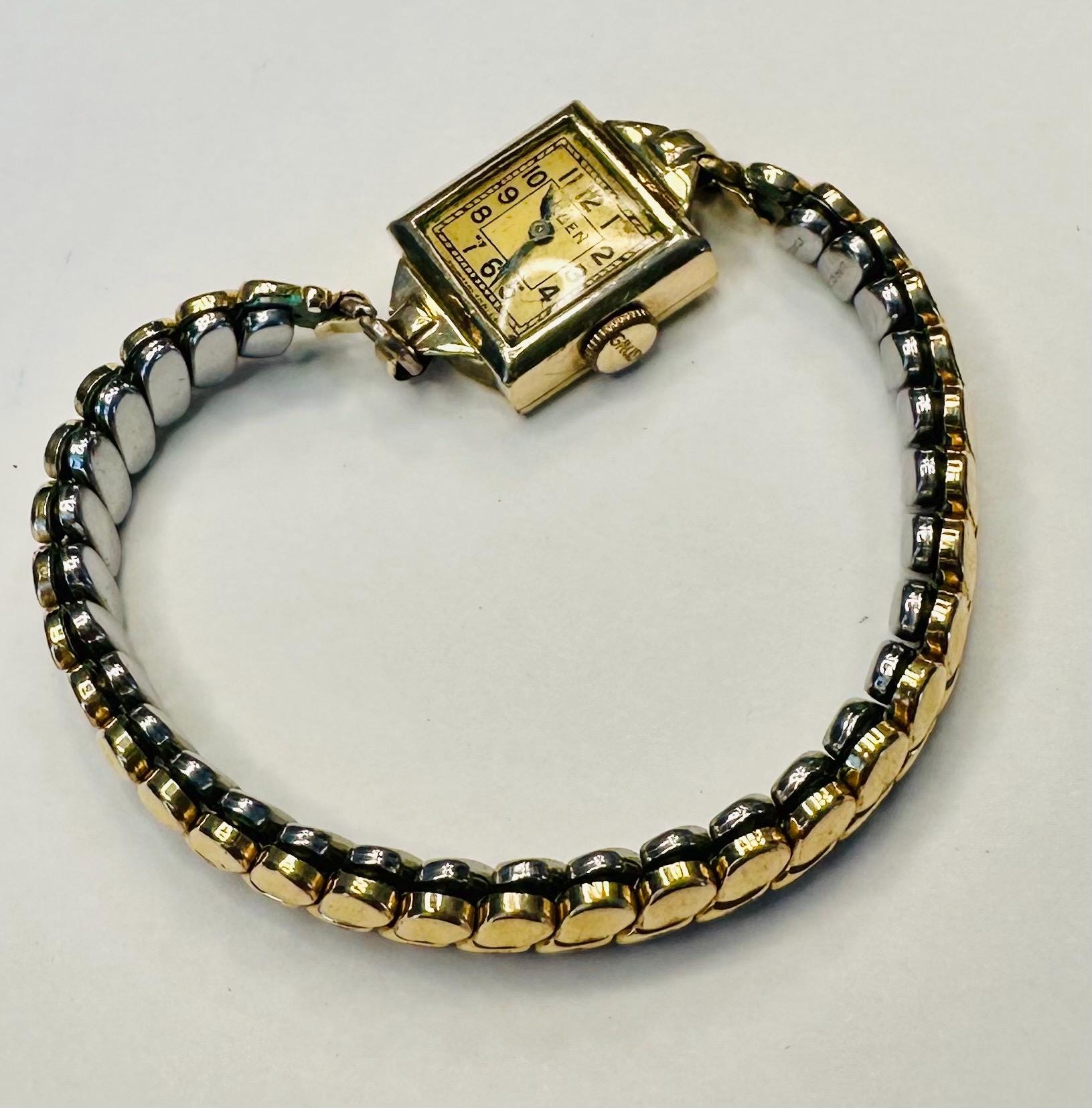 Gruen 10k Gold Filled Art Deco Ladies Watch - Etsy display picture 2