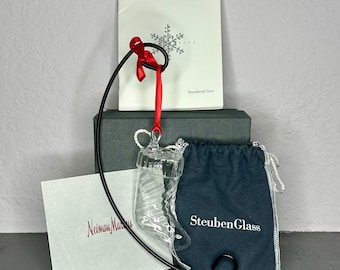 ヴィンテージ スチューベン ガラス 松ぼっくり クリスマスオーナメント