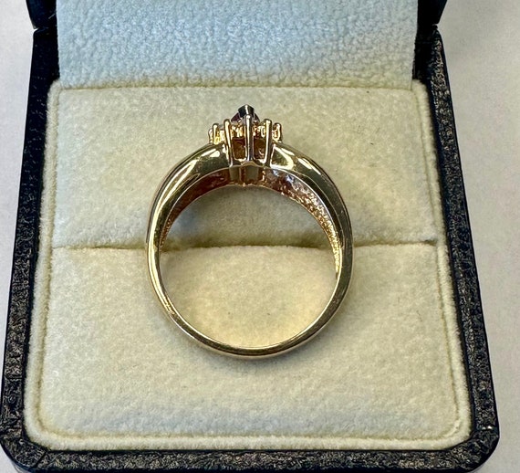 14k Ruby and Diamond Ring Size 8 - image 8